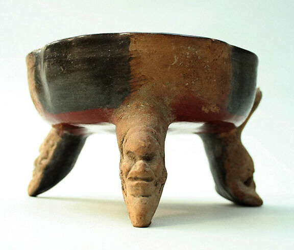 Tripod Bowl, Ceramic, Mexica (Aztec)