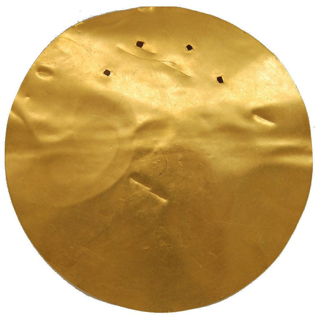 Pectoral Disk, Gold, Panama or Colombia 