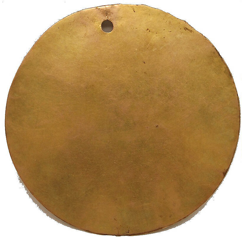 Ornamental Disk, Gold, Capuli (?) 