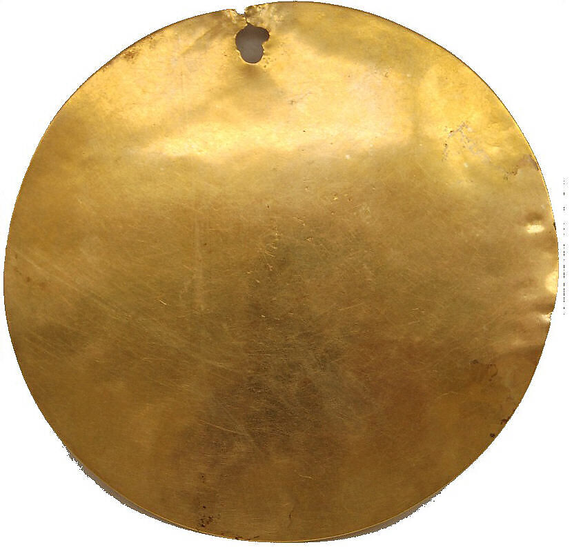 Ornamental Disk, Gold, Capuli (?) 