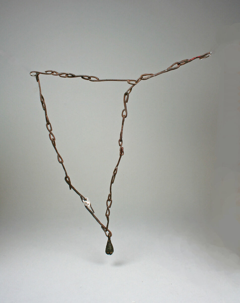 Chain with Pendant, Iron, brass, Dogon peoples 