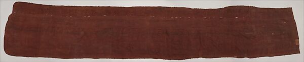 Woman's Ceremonial Skirt, Raffia palm fiber, natural dye, Kuba peoples