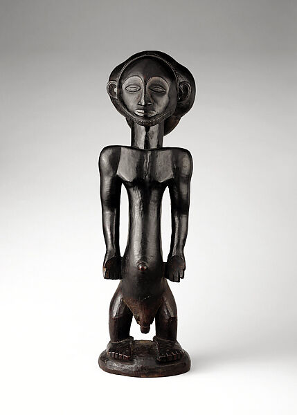 Commemorative figure, Wood, Hemba peoples, Niembo group 