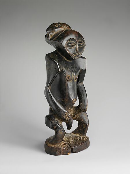 Commemorative figure, Wood, Hemba peoples 