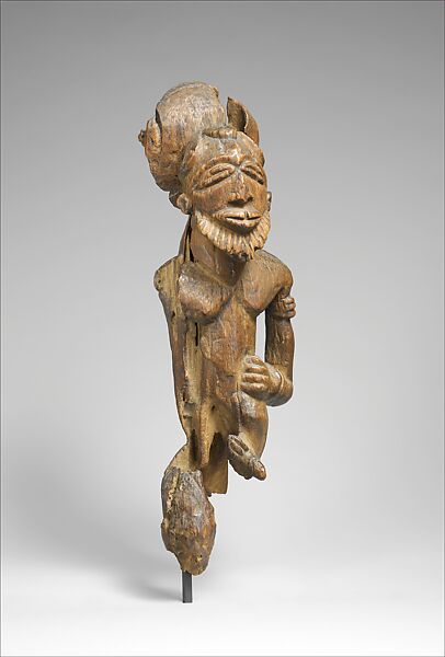 Commemorative figure, Wood, Hemba peoples 