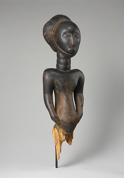 Commemorative figure, Wood, raffia, Hemba peoples, Niembo group 