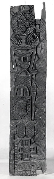 Architectural Element: Door Panels, Nupe artist, Wood, Nupe peoples