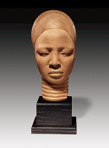 Head, Terracotta, Yoruba peoples 