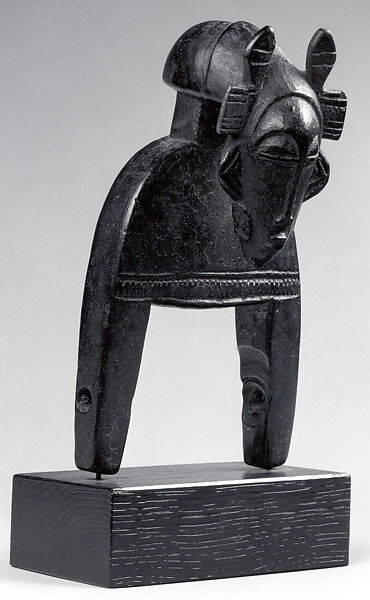 Heddle Pulley with Figure, Wood, Senufo peoples 