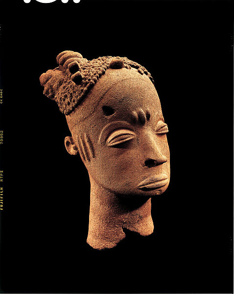 Memorial head, Terracotta, Akan peoples 