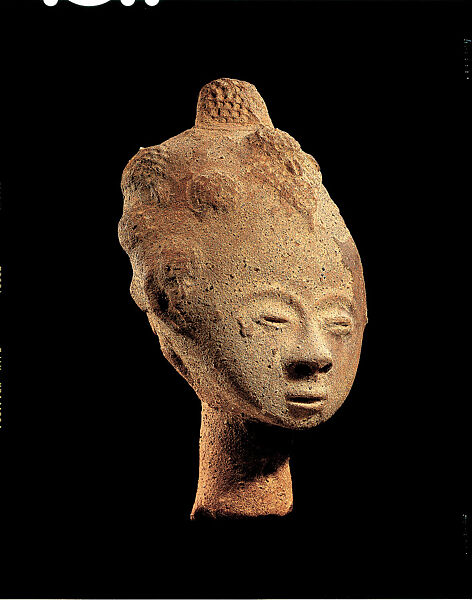 Memorial head, Terracotta, Akan peoples 