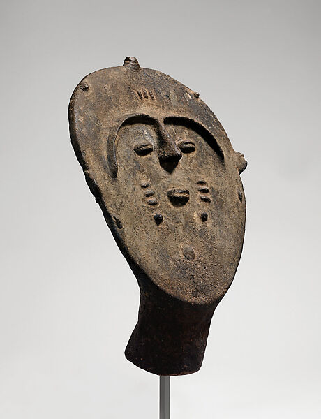 Memorial head, Terracotta, Akan peoples 