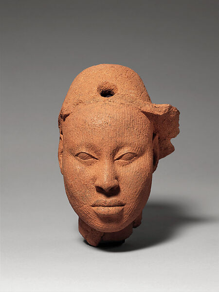 Head, Terracotta, Yoruba peoples 