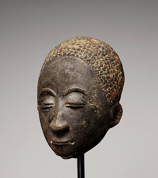 Memorial head, Terracotta, Akan peoples 