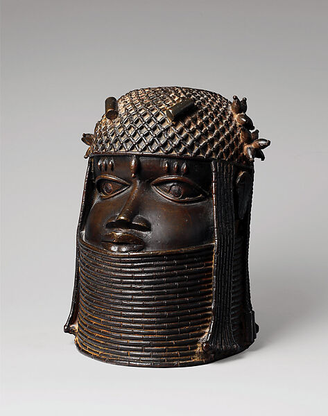 Head of an oba, Brass, Edo peoples 