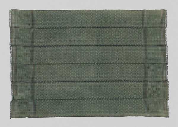 Wrapper (Seru Njaago), Cotton, synthetic yarns, Manjaka peoples 