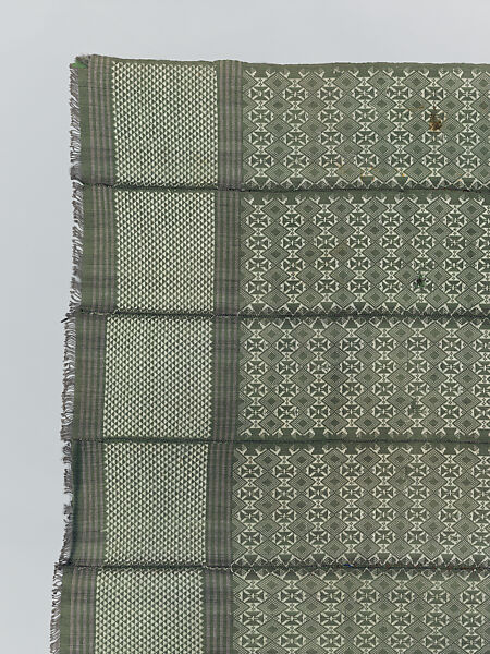 Wrapper (Seru Njaago), Cotton, synthetic yarns, Manjaka peoples