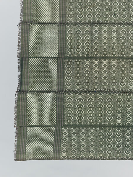 Wrapper (Seru Njaago), Cotton, synthetic yarns, Manjaka peoples