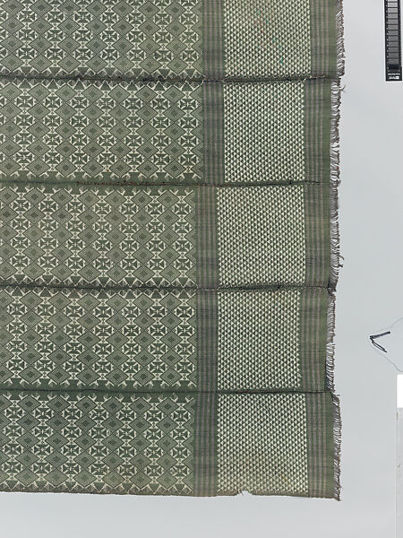 Wrapper (Seru Njaago), Cotton, synthetic yarns, Manjaka peoples