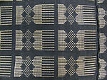 Sër-u-rabbal, or sër-u-njaago (woven wrapper), Manjak artist, Cotton, synthetic yarns, dye, Manjak peoples