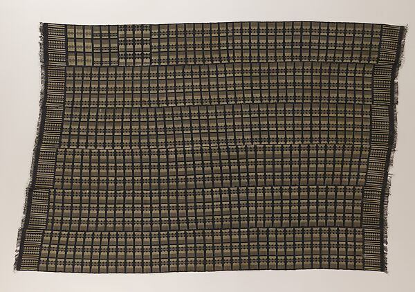 Wrapper (Seru Njaago), Cotton, synthetic yarns, Manjaka peoples 