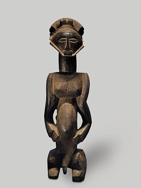 Commemorative figure, Wood, Hemba peoples 