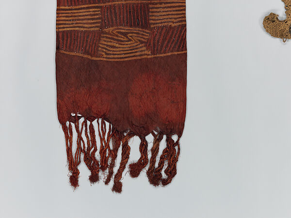 Woman's Prestige Garment, Dida artist, Raffia palm fiber (Raphia vinifera), vegetal dyes, Dida peoples