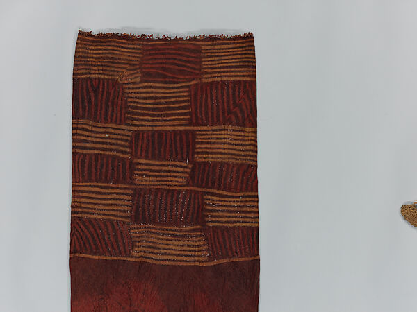 Woman's Prestige Garment, Dida artist, Raffia palm fiber (Raphia vinifera), vegetal dyes, Dida peoples