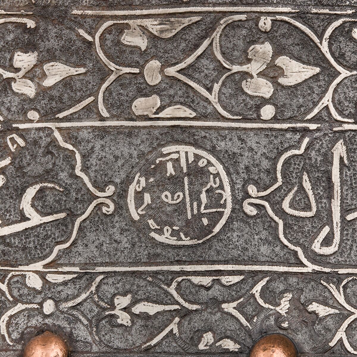 Turban Helmet, Steel, silver, copper alloy, Turkish or Iranian, in the style of Turkman armor