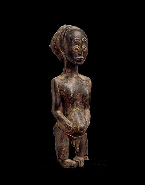 Commemorative figure, Wood, Hemba peoples 