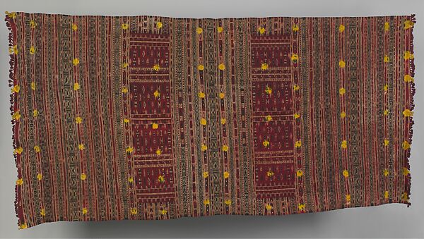 Woman's Mantle (Moucht'îya), Wool, cotton, dyes, El Djem 