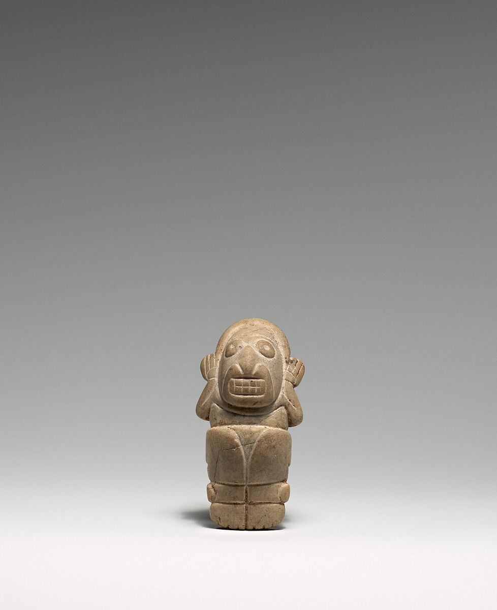 Figure Pendant, Taíno artist(s), Stone, Taíno