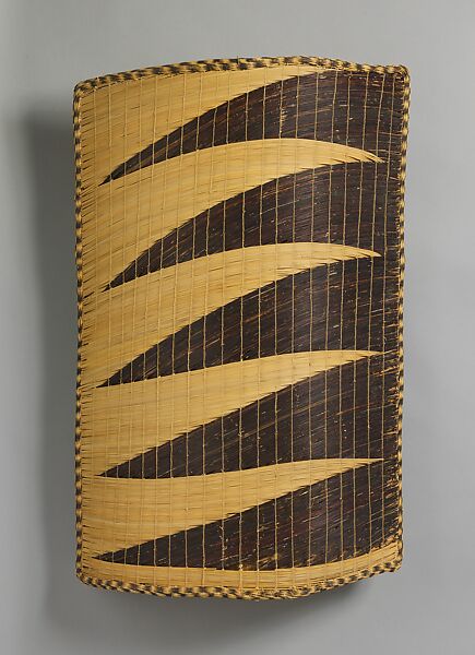 Screen (Insika), Cane, reed fibers and natural black dye, Tutsi peoples