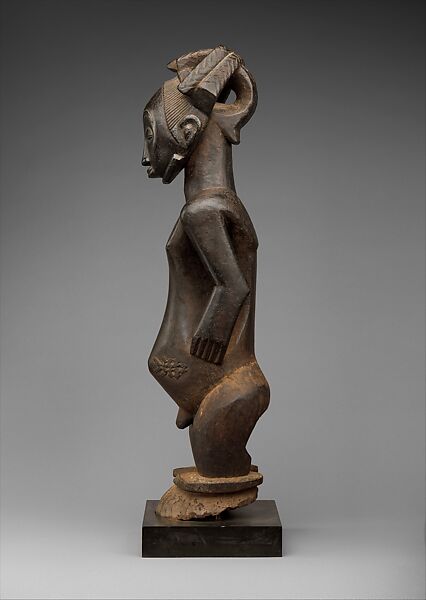 Singiti (commemorative portrait of a chief), Hemba artist, Wood, pigment, Hemba