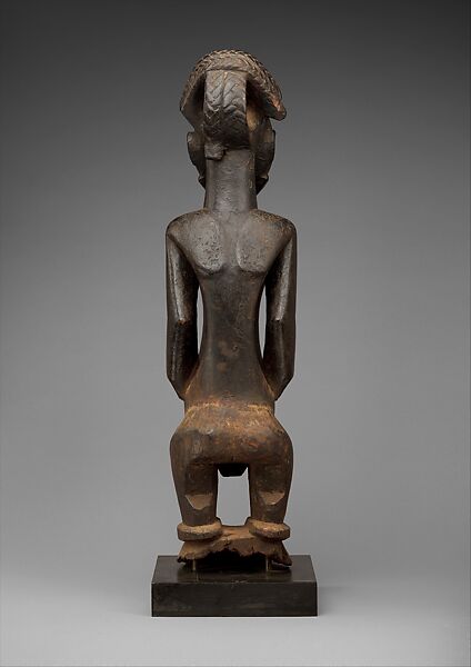 Singiti (commemorative portrait of a chief), Hemba artist, Wood, pigment, Hemba