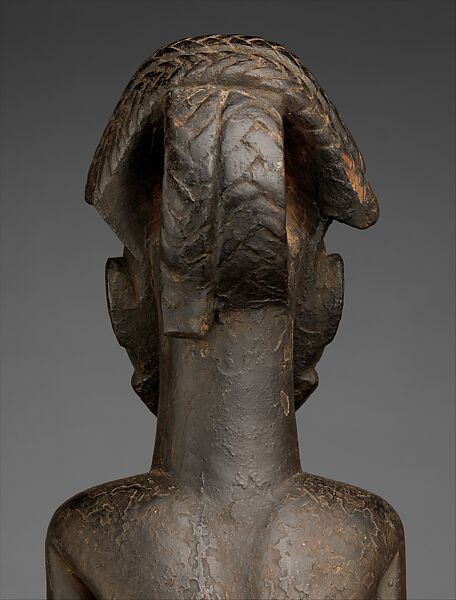 Singiti (commemorative portrait of a chief), Hemba artist, Wood, pigment, Hemba