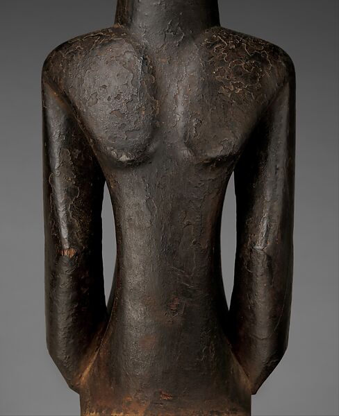 Singiti (commemorative portrait of a chief), Hemba artist, Wood, pigment, Hemba