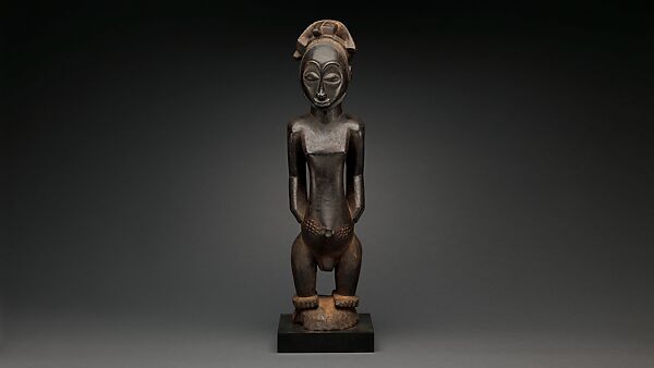 Singiti (commemorative portrait of a chief), Hemba artist, Wood, pigment, Hemba