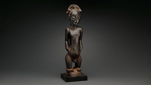 Singiti (commemorative portrait of a chief), Hemba artist, Wood, pigment, Hemba