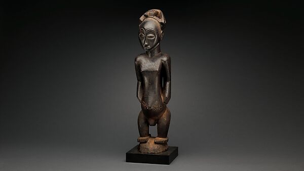 Singiti (commemorative portrait of a chief), Hemba artist, Wood, pigment, Hemba
