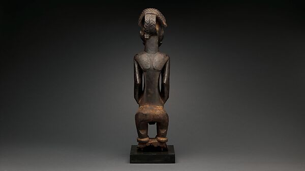 Singiti (commemorative portrait of a chief), Hemba artist, Wood, pigment, Hemba