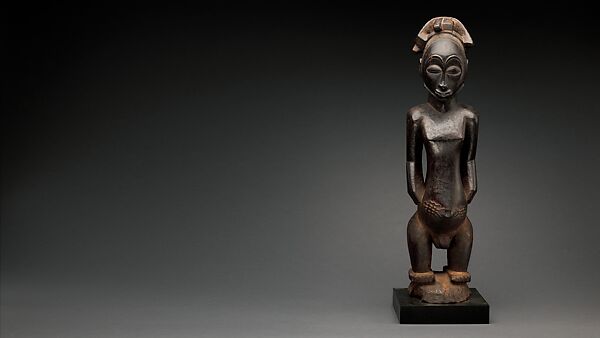 Singiti (commemorative portrait of a chief), Hemba artist, Wood, pigment, Hemba