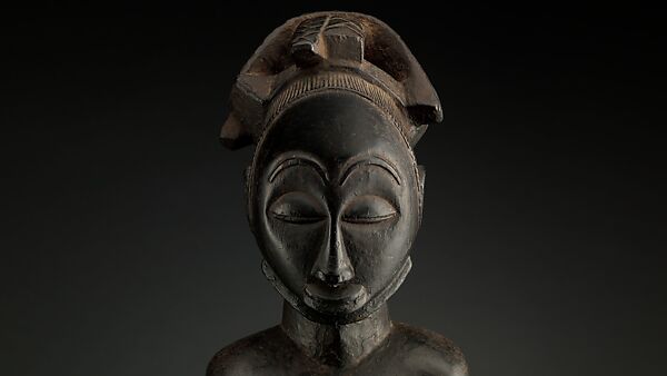 Singiti (commemorative portrait of a chief), Hemba artist, Wood, pigment, Hemba