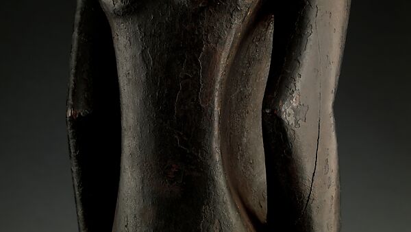 Singiti (commemorative portrait of a chief), Hemba artist, Wood, pigment, Hemba