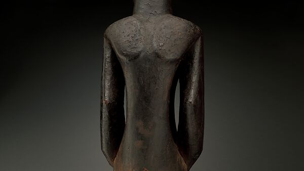 Singiti (commemorative portrait of a chief), Hemba artist, Wood, pigment, Hemba