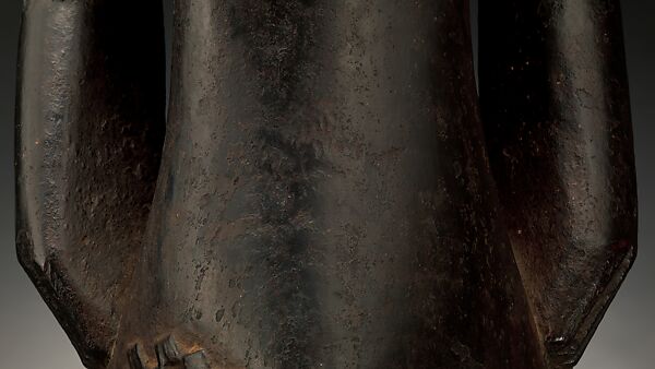 Singiti (commemorative portrait of a chief), Hemba artist, Wood, pigment, Hemba