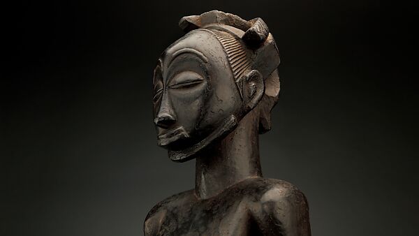 Singiti (commemorative portrait of a chief), Hemba artist, Wood, pigment, Hemba