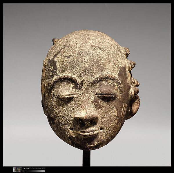 Memorial head, Terracotta, Akan peoples 