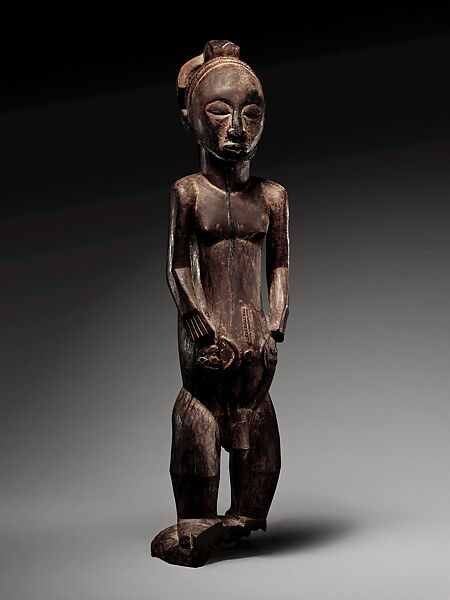 Commemorative figure, Wood, Hemba peoples 