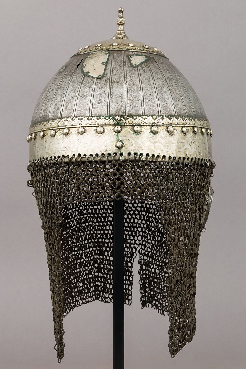 Helmet, Steel, silver, Caucasian